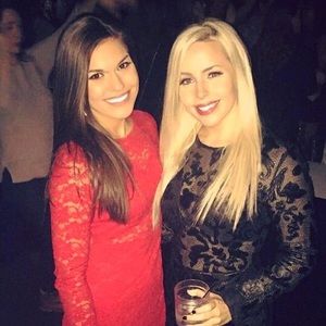 Akira cut-out long sleeve mini dress